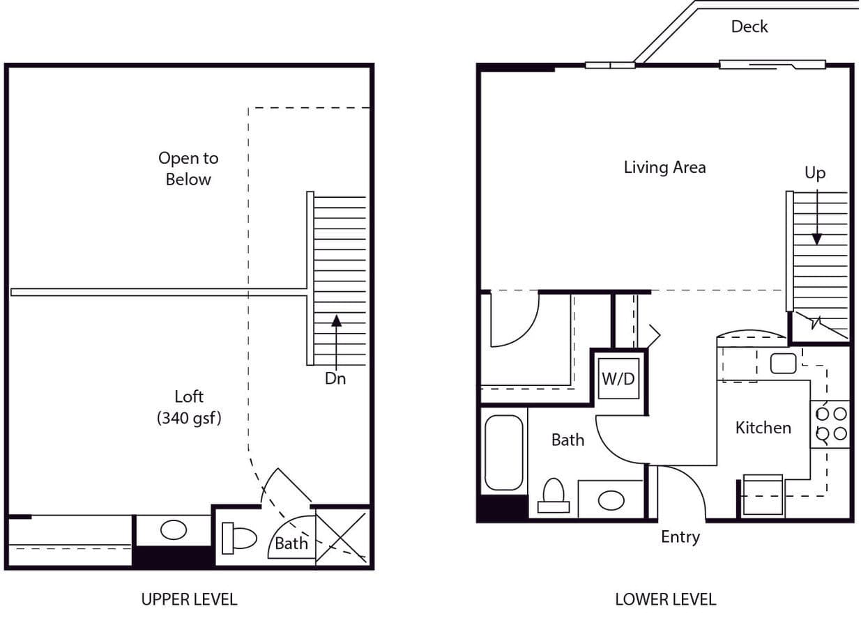Loft 1 305 floor plan