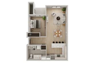 A1 B-305 floor plan