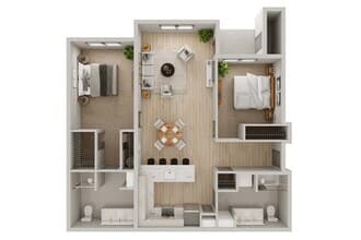 B2 D-302 floor plan