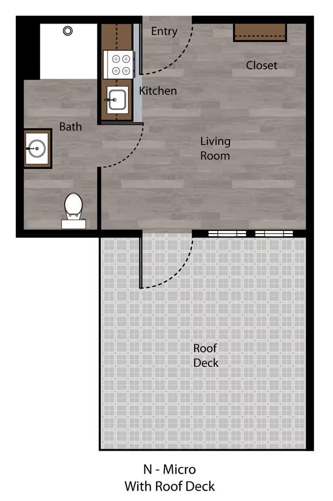 Studio 2 115 floor plan