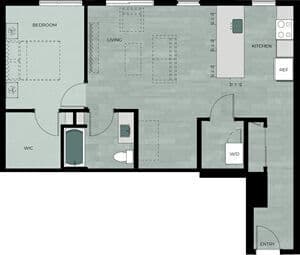 A6 W307 floor plan