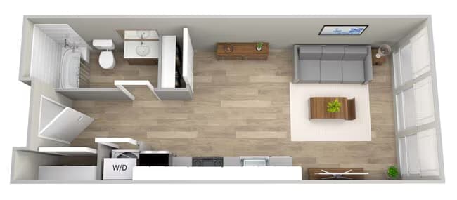 Studio 117 floor plan