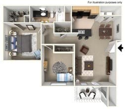 2x1A Q-201 floor plan