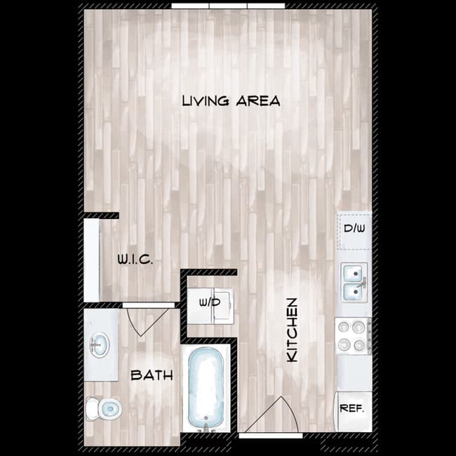 Studio floor plan
