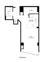 Studio A2 1515 floor plan