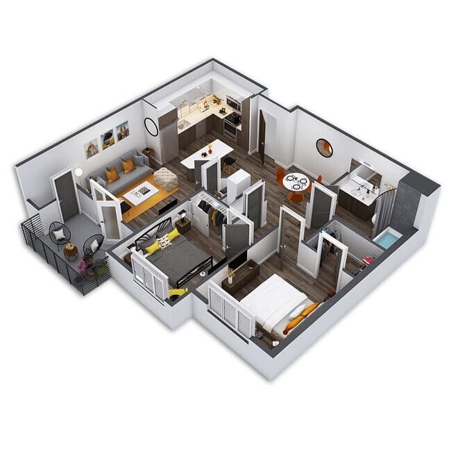 Unit 2327 2327 floor plan