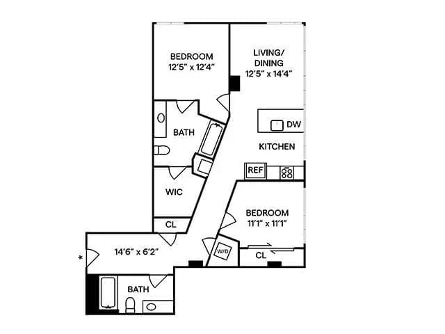 B2 1504 floor plan