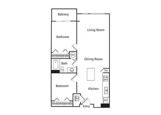 A12D Den B-313 floor plan