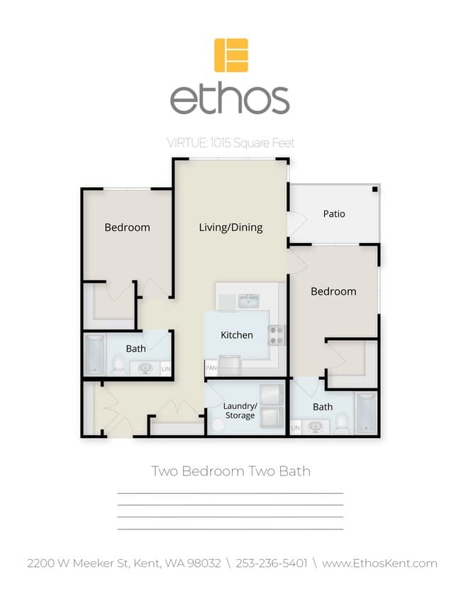 Virtue N-203 floor plan