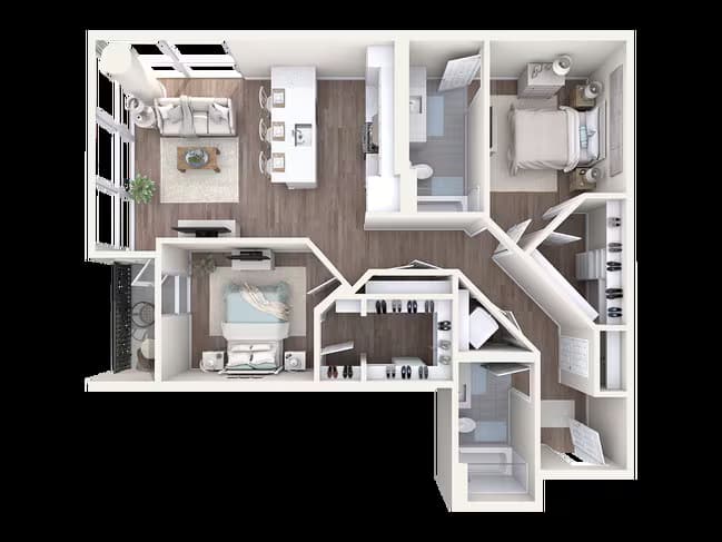 C1.3 1015 floor plan