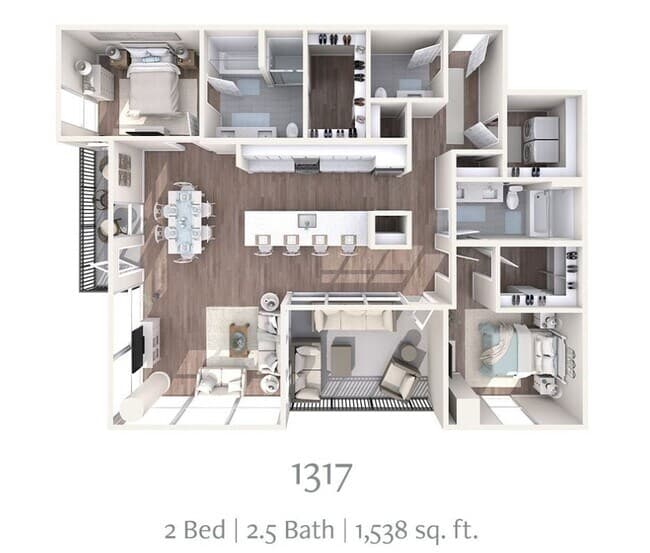 PH.2 1317 floor plan