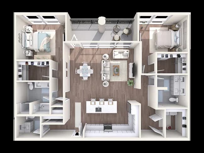 PH.6 1318 floor plan