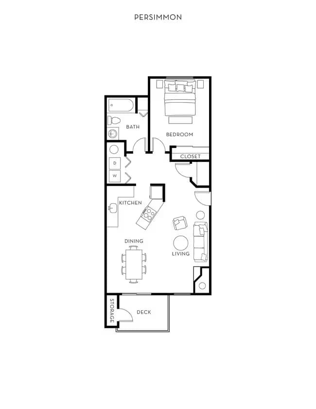 Persimmon Renovated E-101 floor plan