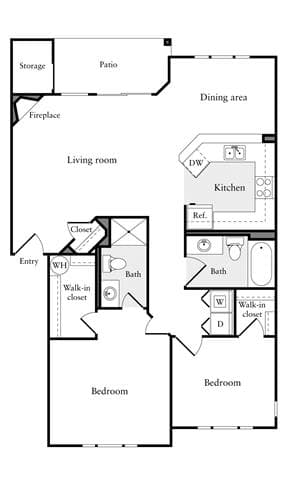 2x2 A101 floor plan