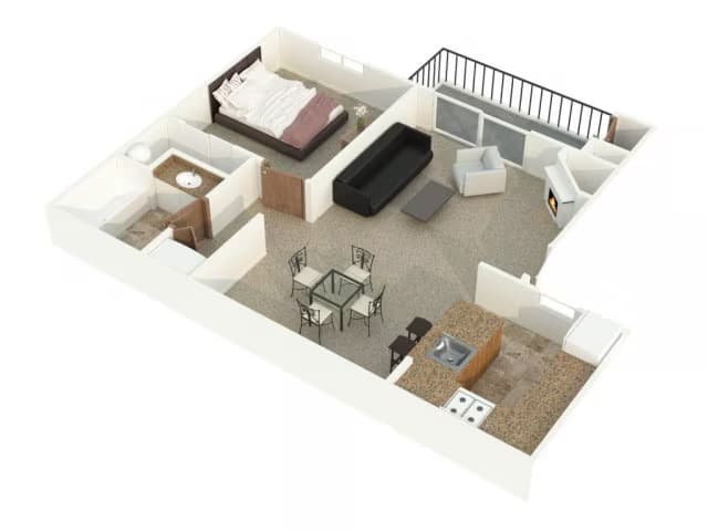 1X1 R04 floor plan