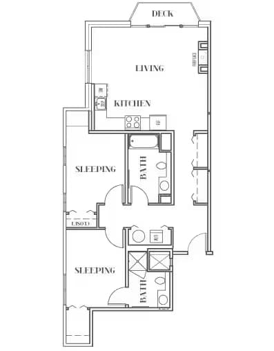 Studio - 2 503 floor plan