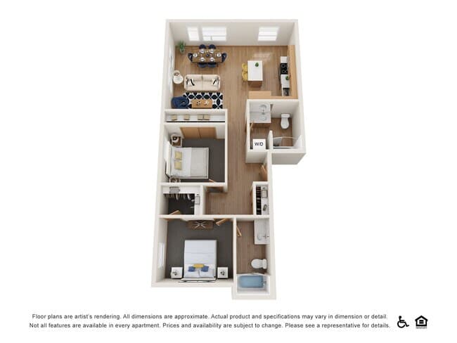 2-B 305 floor plan