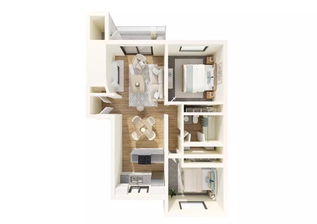 B2 AA305 floor plan