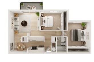 2x1 Hawthorn Reno with W/D 105 floor plan