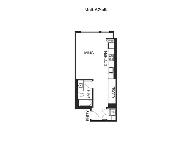 Studio B floor plan
