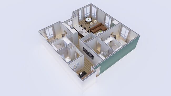 Louis C8 301 floor plan