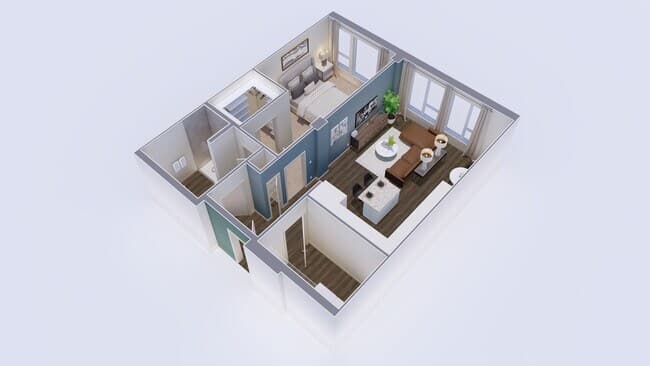Martin B1 202 floor plan