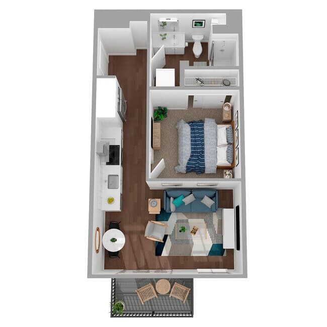 Urban 1x1 - ARCH - a10.1 245 floor plan
