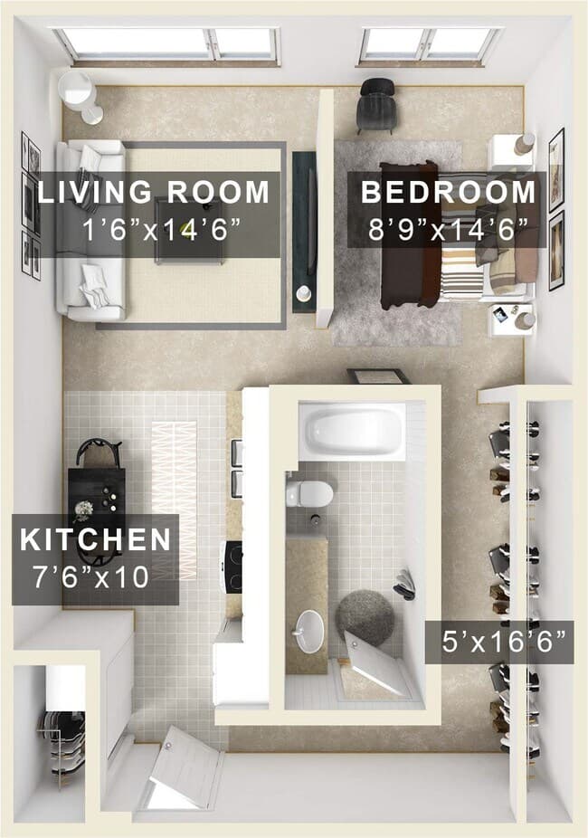 Broadway 613 floor plan