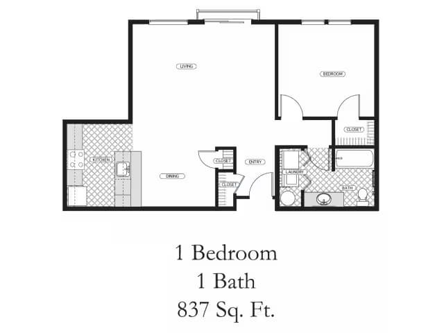 1x1B.Den AUCMJU floor plan
