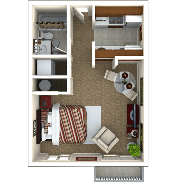 Studio floor plan