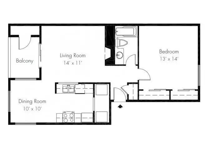Vale H301 floor plan