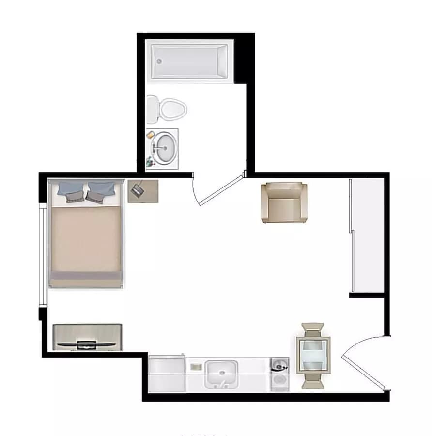 Unit 710 floor plan