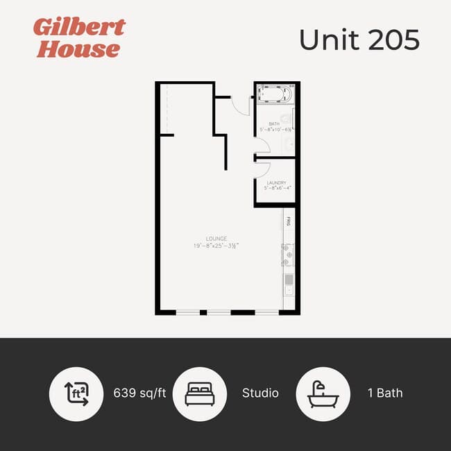Studio C 204 floor plan