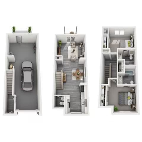 Paul Bunyan | Townhome 9-A floor plan