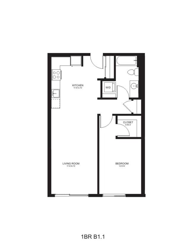 B1.1 350 floor plan