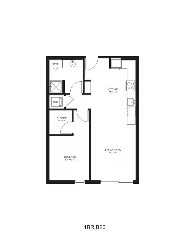 B20 P116 floor plan