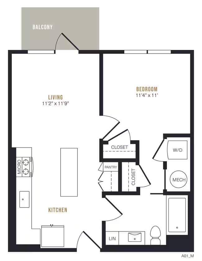 A1 3407 floor plan