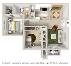 Pine Renovated H-106 floor plan