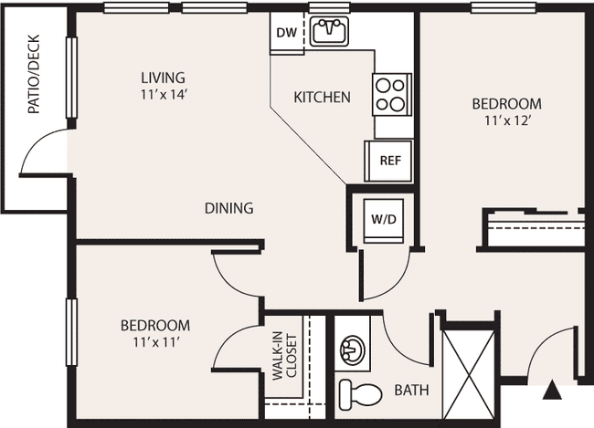 B4A 227-A floor plan