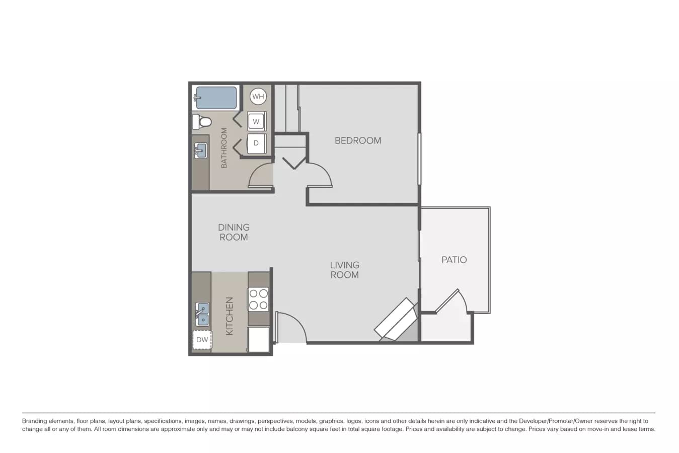 Plan 1B II2069 floor plan