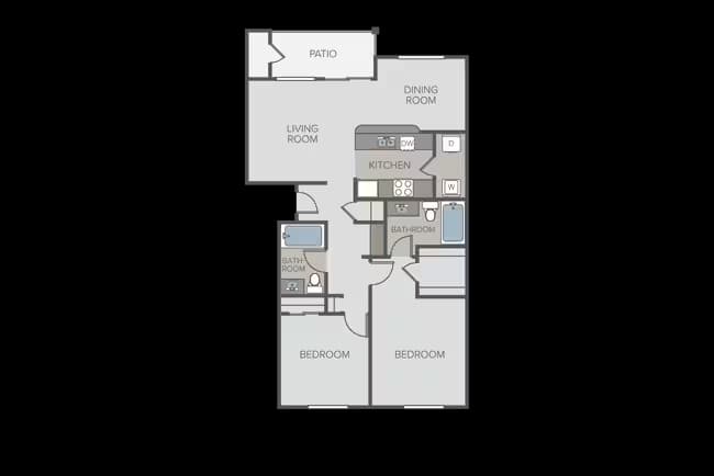 Plan 2D 02103 floor plan