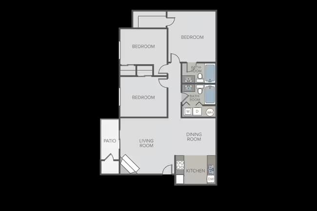 Plan 3B EE1040 floor plan
