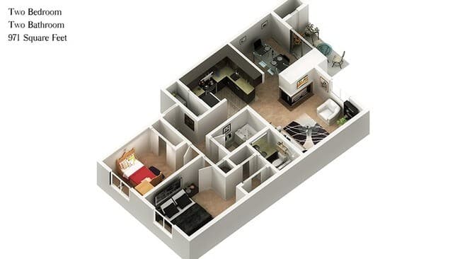 2x2C K202 floor plan