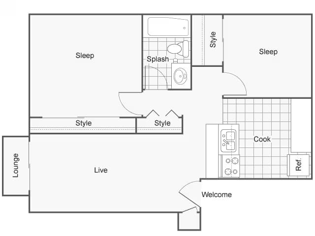 Dorado F304 floor plan