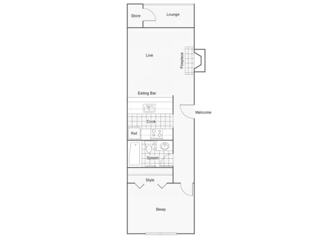 Vela G102 floor plan