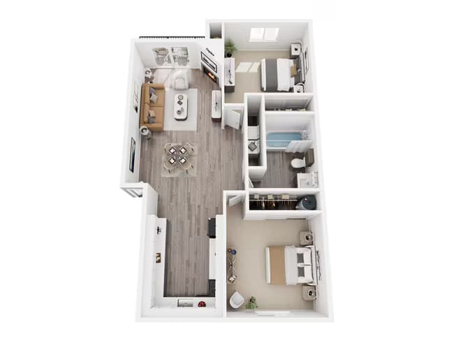 Two Bedroom A306 floor plan