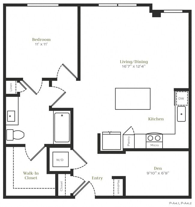 A16 209 floor plan