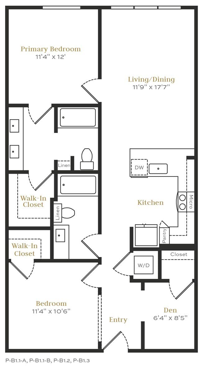 B7 212 floor plan