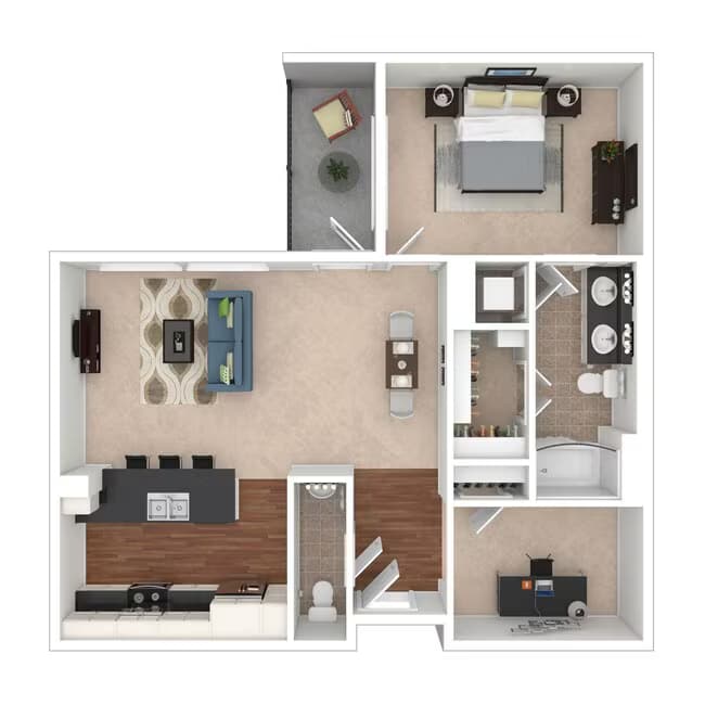A6 405 floor plan