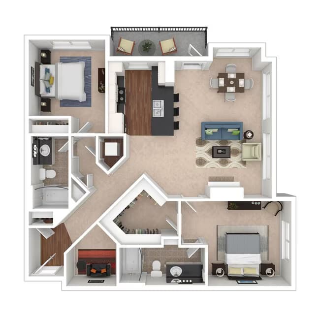 B6 215 floor plan